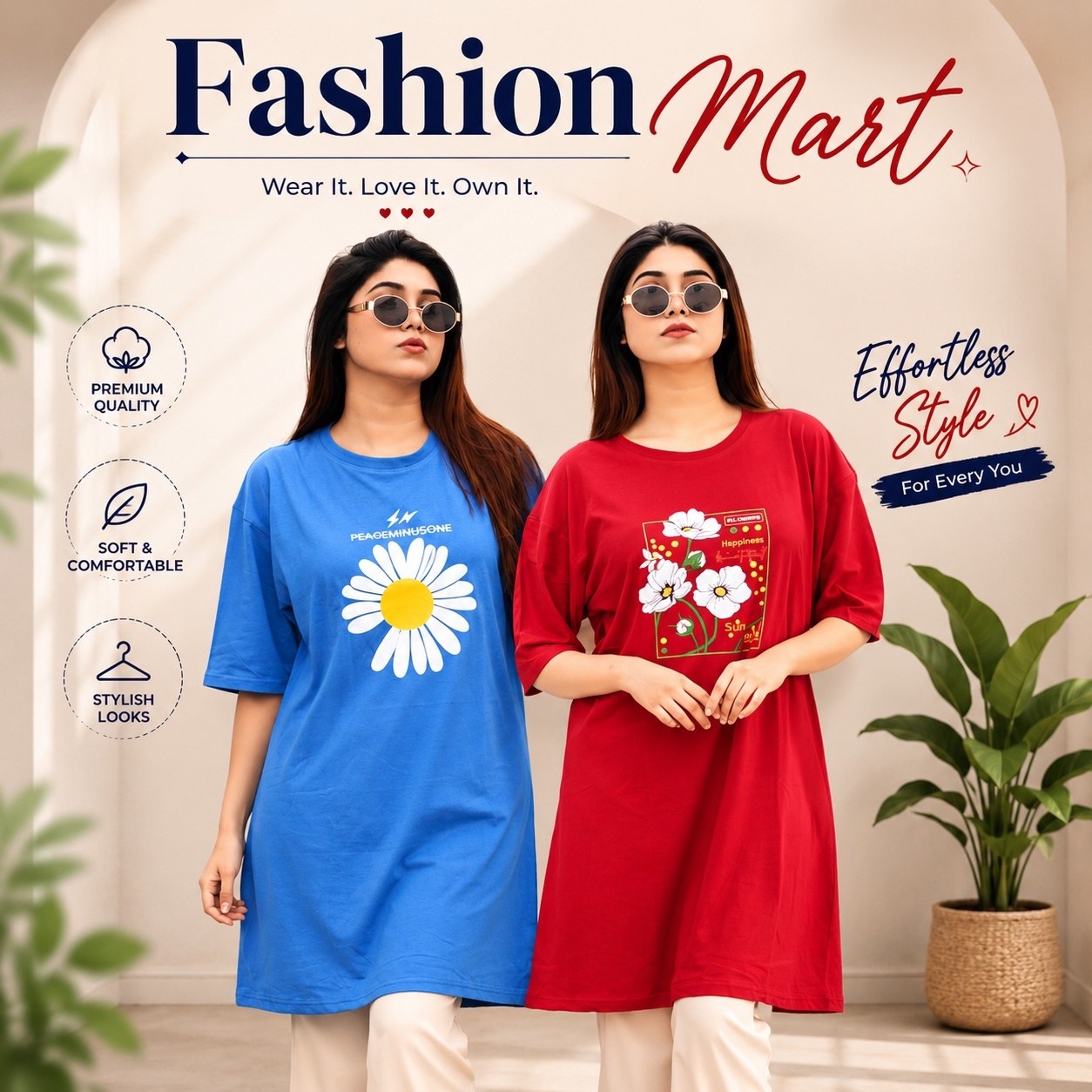 Ladies Long T-Shirt