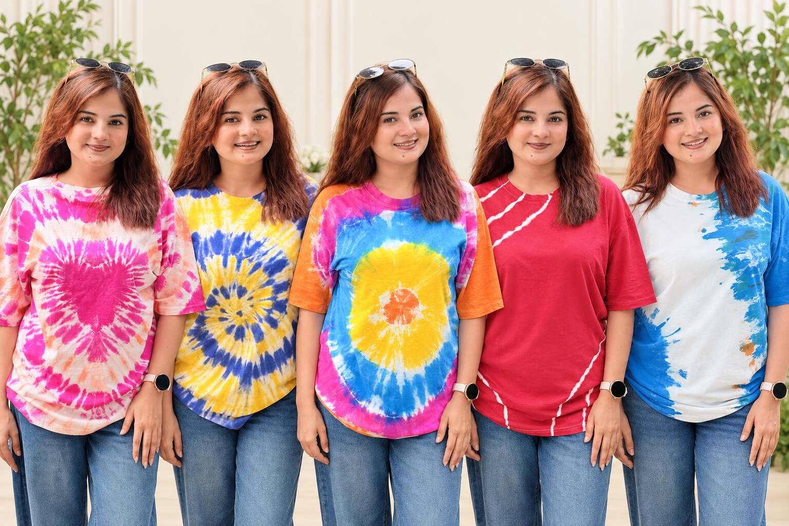 প্রিমিয়াম বাটিক টি-শার্ট ৫ পিস ১১৯৯ টাকা